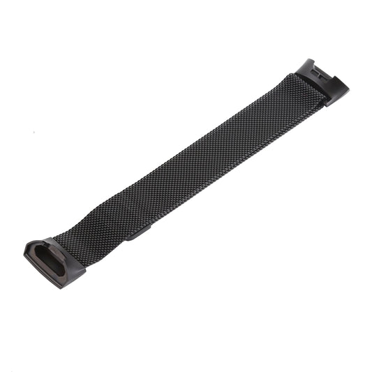 Metal Watch Band for Fitbit Charge 3(Black) - Watch Bands by buy2fix | Online Shopping UK | buy2fix