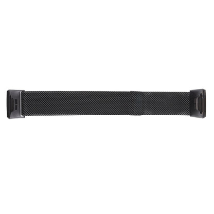 Metal Watch Band for Fitbit Charge 3(Black) - Watch Bands by buy2fix | Online Shopping UK | buy2fix