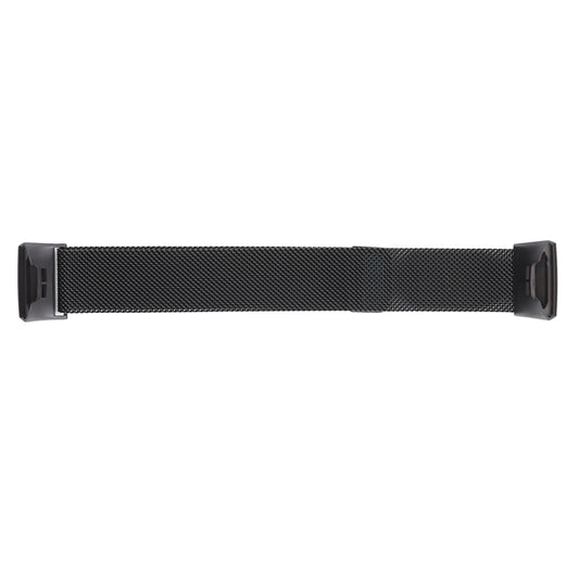 Metal Watch Band for Fitbit Charge 3(Black) - Watch Bands by buy2fix | Online Shopping UK | buy2fix