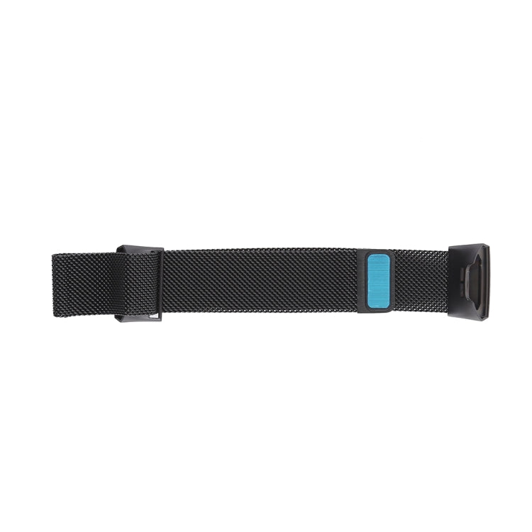 Metal Watch Band for Fitbit Charge 3(Black) - Watch Bands by buy2fix | Online Shopping UK | buy2fix