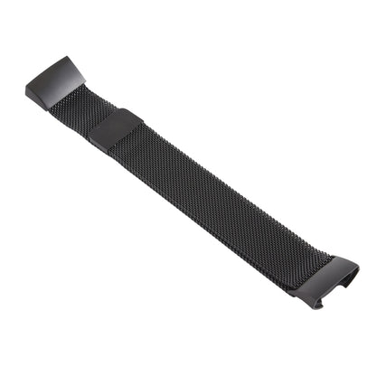Metal Watch Band for Fitbit Charge 3(Black) - Watch Bands by buy2fix | Online Shopping UK | buy2fix