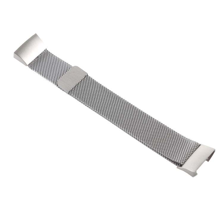 Metal Watch Band for Fitbit Charge 3(Silver) - Watch Bands by buy2fix | Online Shopping UK | buy2fix