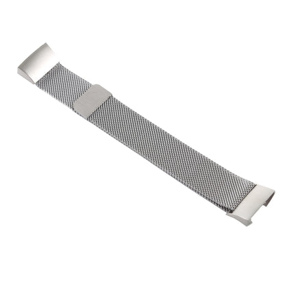 Metal Watch Band for Fitbit Charge 3(Silver) - Watch Bands by buy2fix | Online Shopping UK | buy2fix