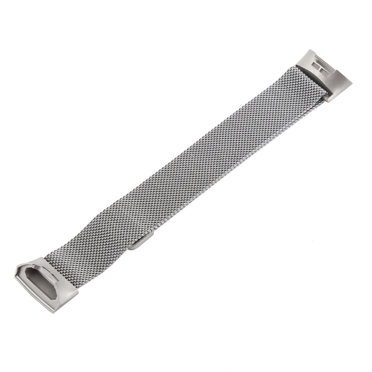 Metal Watch Band for Fitbit Charge 3(Silver) - Watch Bands by buy2fix | Online Shopping UK | buy2fix