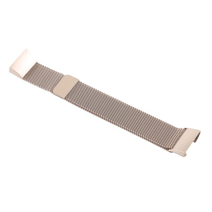 Metal Watch Band for Fitbit Charge 3(Vintage Gold) - Watch Bands by buy2fix | Online Shopping UK | buy2fix