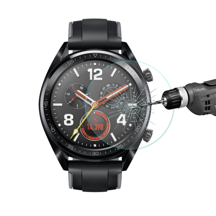 ENKAY Hat-Prince 0.2mm 9H 2.15D Curved Edge Tempered Glass Film for Huawei Watch GT 46mm - Screen Protector by ENKAY | Online Shopping UK | buy2fix