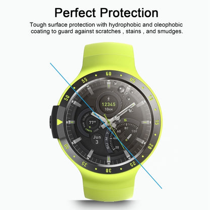 ENKAY Hat-Prince 0.2mm 9H 2.15D Curved Edge Tempered Glass Film for TicWatch S - Screen Protector by ENKAY | Online Shopping UK | buy2fix