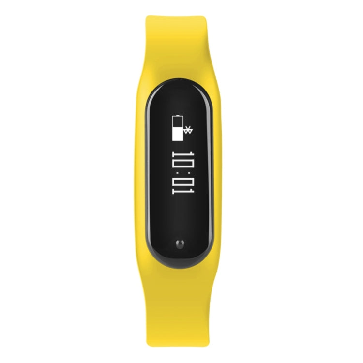CHIGU C6 0.69 inch OLED Display Bluetooth Smart Bracelet, Support Heart Rate Monitor / Pedometer / Calls Remind / Sleep Monitor / Sedentary Reminder / Alarm / Anti-lost, Compatible with Android and iOS Phones (Yellow) by buy2fix