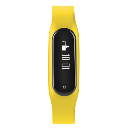 CHIGU C6 0.69 inch OLED Display Bluetooth Smart Bracelet, Support Heart Rate Monitor / Pedometer / Calls Remind / Sleep Monitor / Sedentary Reminder / Alarm / Anti-lost, Compatible with Android and iOS Phones (Yellow) by buy2fix