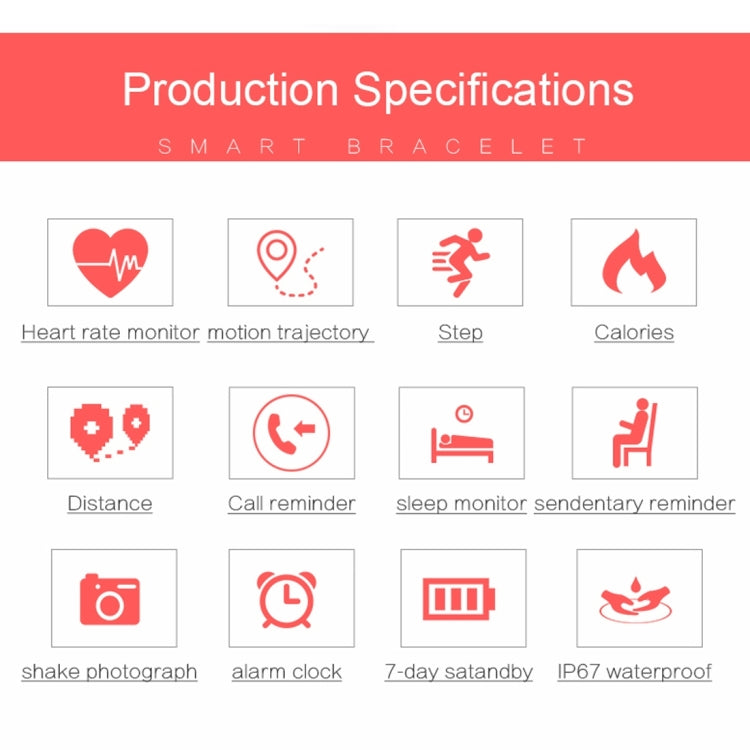 CHIGU C6 0.69 inch OLED Display Bluetooth Smart Bracelet, Support Heart Rate Monitor / Pedometer / Calls Remind / Sleep Monitor / Sedentary Reminder / Alarm / Anti-lost, Compatible with Android and iOS Phones (Green) by buy2fix