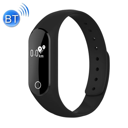 TLW25 0.42 inch OLED Display Bluetooth Smart Bracelet, IP66 Waterproof, Support Heart Rate Monitor / Pedometer / Calls Remind / Sleep Monitor / Sedentary Reminder / Alarm / Remote Capture, Compatible with Android and iOS Phones (Black) by buy2fix