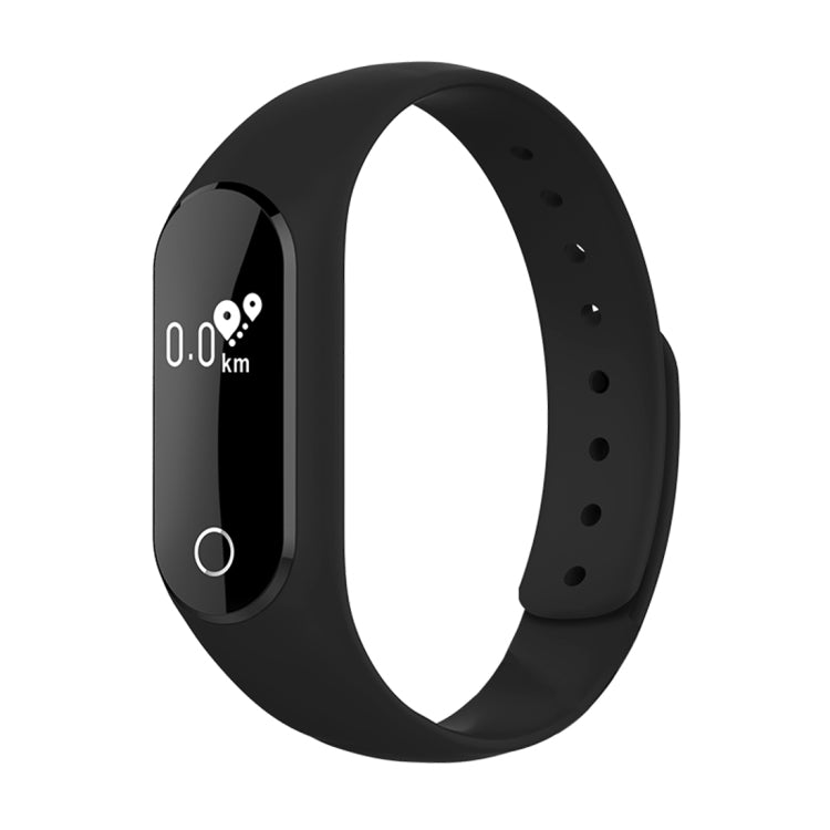 TLW25 0.42 inch OLED Display Bluetooth Smart Bracelet, IP66 Waterproof, Support Heart Rate Monitor / Pedometer / Calls Remind / Sleep Monitor / Sedentary Reminder / Alarm / Remote Capture, Compatible with Android and iOS Phones (Black) by buy2fix