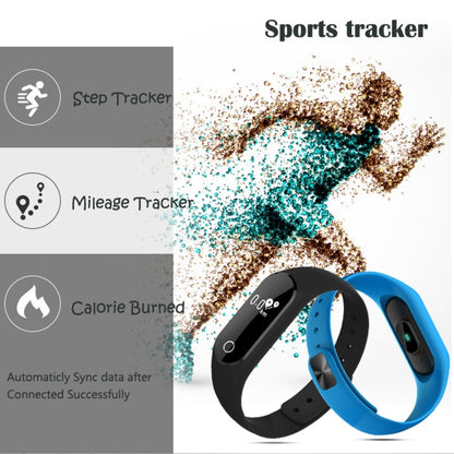 TLW25 0.42 inch OLED Display Bluetooth Smart Bracelet, IP66 Waterproof, Support Heart Rate Monitor / Pedometer / Calls Remind / Sleep Monitor / Sedentary Reminder / Alarm / Remote Capture, Compatible with Android and iOS Phones (Black) by buy2fix