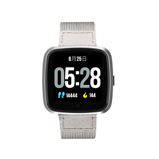 DTNO.1 G12 1.3 inches OLED Color Screen Smart Bracelet IP67 Waterproof, Nylon Watchband, Support Call Reminder /Heart Rate Monitoring /Sedentary Reminder /Multi-sport Mode(Grey) - Smart Wristbands by DTNO.1 | Online Shopping UK | buy2fix