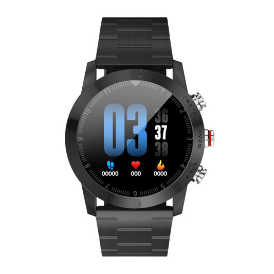DTNO.1 S10 1.3 inches TFT Color Screen Smart Bracelet IP68 Waterproof, Steel Watchband, Support Call Reminder /Heart Rate Monitoring /Sleep Monitoring /Multi-sport Mode (Black) - Smart Wristbands by DTNO.1 | Online Shopping UK | buy2fix
