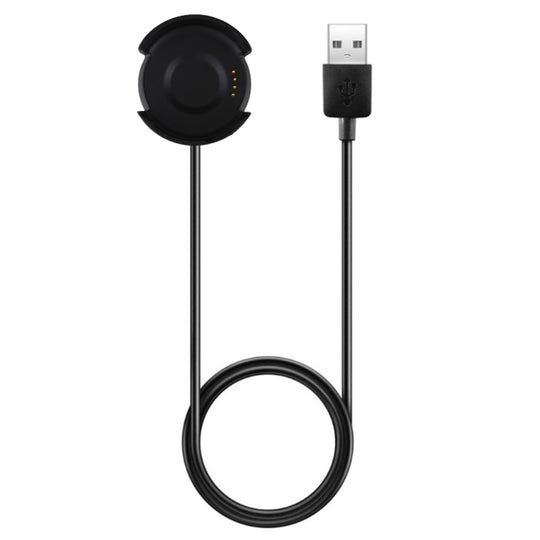 1 m tragbares Smart Watch Cradle-Ladegerät USB-Ladekabel für Amazfit A1801 (schwarz)