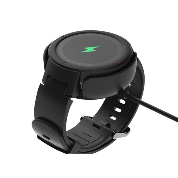 1m Portable Smart Watch Cradle Charger USB Charging Cable for Amazfit A1801(Black) - Charger by buy2fix | Online Shopping UK | buy2fix