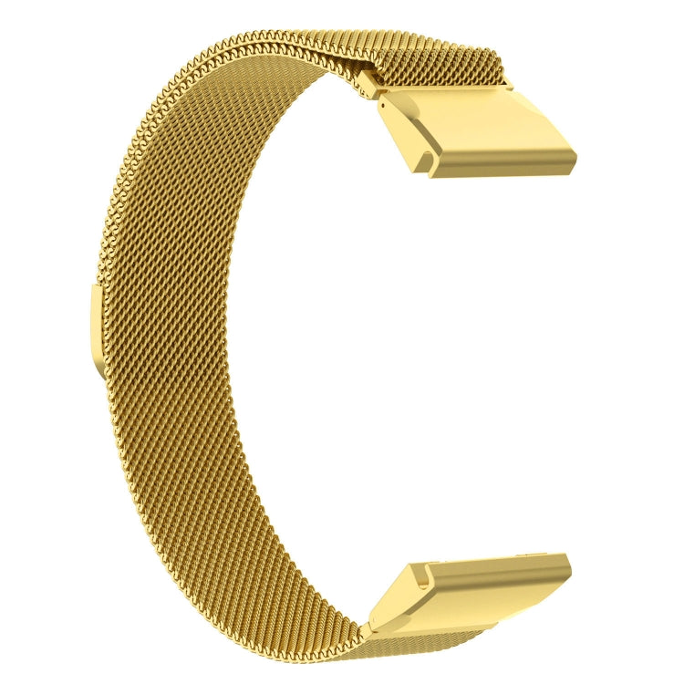 For Garmin Fenix 6S Milanese Watch Band(Gold) - Watch Bands by buy2fix | Online Shopping UK | buy2fix