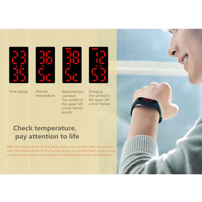 V8 Smart Temperature Monitoring Bracelet, Temperature Measurement Range: 30-45 Degrees Celsius by buy2fix