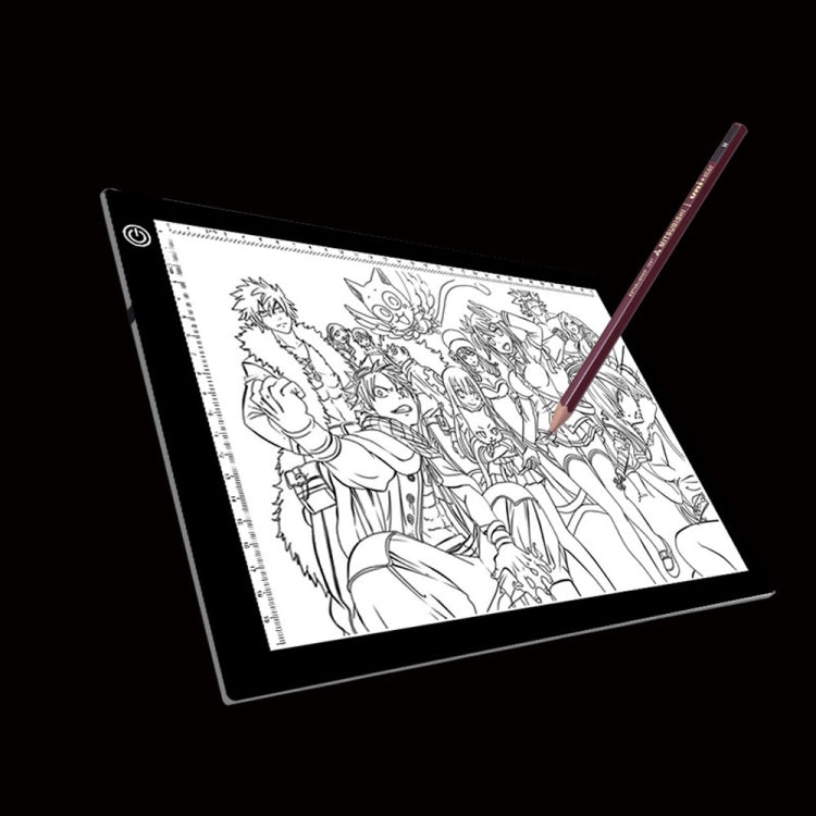 A4 Size 5W 5V LED LED Stepless Dimmable Acrylic Copy Boards for Anime Sketch Drawing Sketchpad, with USB Cable & Plug, Size：220x330x5mm by buy2fix
