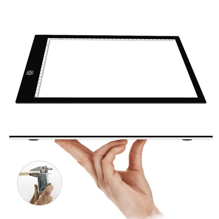 A4 Size 5W 5V LED LED Stepless Dimmable Acrylic Copy Boards for Anime Sketch Drawing Sketchpad, with USB Cable & Plug, Size：220x330x5mm by buy2fix