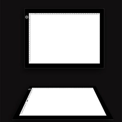 A4 Size 5W 5V LED LED Stepless Dimmable Acrylic Copy Boards for Anime Sketch Drawing Sketchpad, with USB Cable & Plug, Size：220x330x5mm by buy2fix