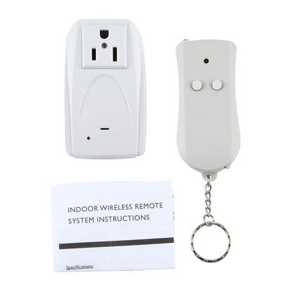 110V Indoor Wireless Smart Remote Control Switch with Single Keychain Transmitter, US Plug - Smart Switch by buy2fix | Online Shopping UK | buy2fix