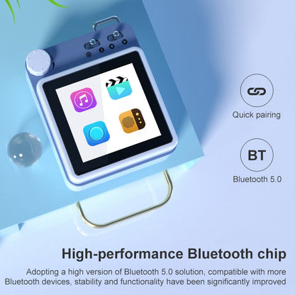 mahdi M188 8GB Bluetooth MP3 Music Video Player (Blue) - MP3 Player by buy2fix | Online Shopping UK | buy2fix