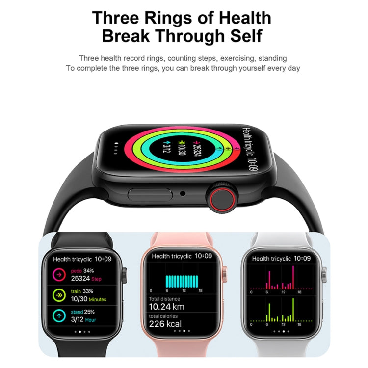 T900 PRO MAX L BIG 1.92 inch Large Screen Waterproof Smart Watch, Support Heart Rate / Blood Pressure / Oxygen / Multiple Sports Modes (Green) - Smart Watches by buy2fix | Online Shopping UK | buy2fix