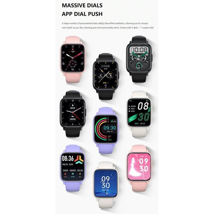 DM60 1.83 inch IP68 Waterproof Smart Watch, Support Body Temperature Monitoring / Heart Rate / Blood Oxygen / Blood Pressure Monitoring (Pink) by buy2fix