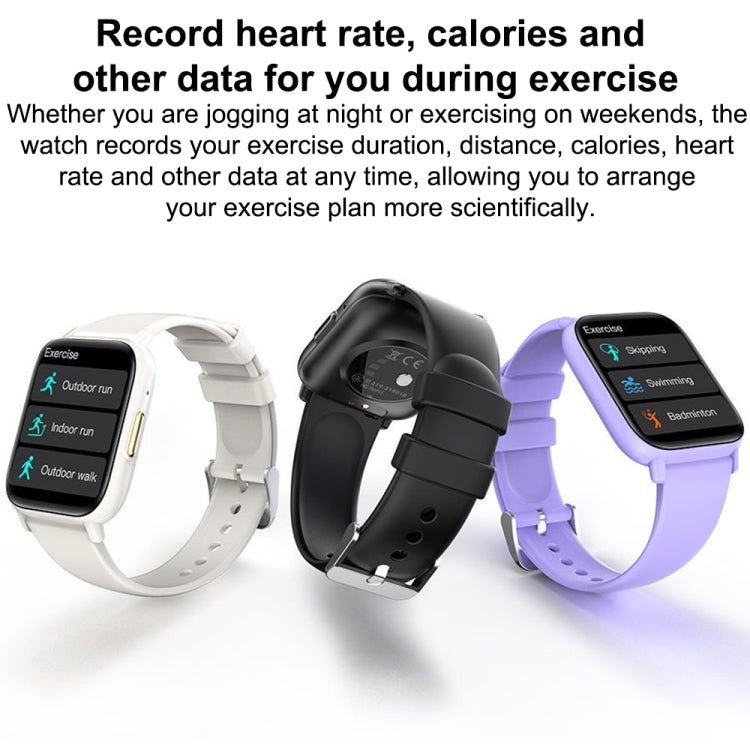 DM60 1.83 inch IP68 Waterproof Smart Watch, Support Body Temperature Monitoring / Heart Rate / Blood Oxygen / Blood Pressure Monitoring (Black) by buy2fix