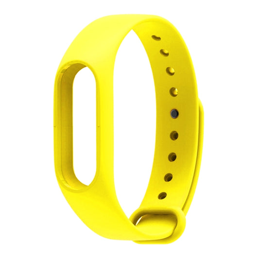 For Xiaomi Mi Band 2 (CA0600B) Colorful Wrist Bands Bracelet, Host not Included(Yellow) - Watch Bands by Xiaomi | Online Shopping UK | buy2fix