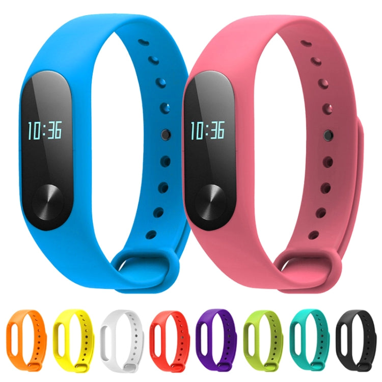 For Xiaomi Mi Band 2 (CA0600B) Colorful Wrist Bands Bracelet, Host not Included(Yellow) - Watch Bands by Xiaomi | Online Shopping UK | buy2fix