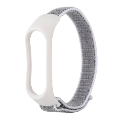 Smart Watch Nylon Woven Watch Band for Xiaomi Mi Band 3 / 4(White) - Watch Bands by buy2fix | Online Shopping UK | buy2fix