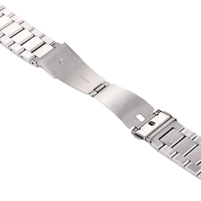 For Samsung Gear S2 Classic Smart Watch Butterfly Buckle 3 Beads Stainless Steel Watchband(Silver) - Watch Bands by buy2fix | Online Shopping UK | buy2fix