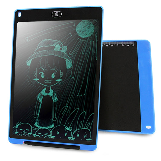 Portable 12 inch LCD Writing Tablet Drawing Graffiti Electronic Handwriting Pad Message Graphics Board Draft Paper with Writing Pen(Blue) by buy2fix