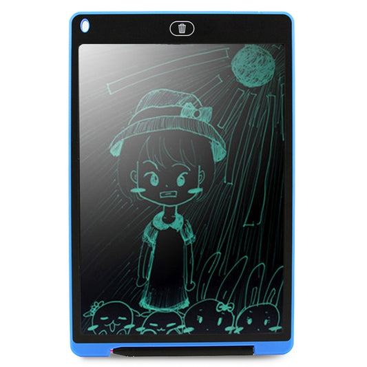 Portable 12 inch LCD Writing Tablet Drawing Graffiti Electronic Handwriting Pad Message Graphics Board Draft Paper with Writing Pen(Blue) by buy2fix