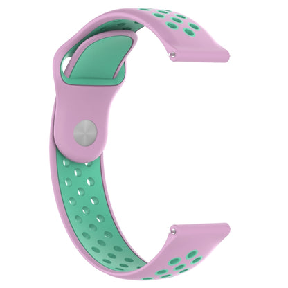 Double Color Watch Band for Galaxy S3 Ticwatch Pro(Pink) - Watch Bands by buy2fix | Online Shopping UK | buy2fix