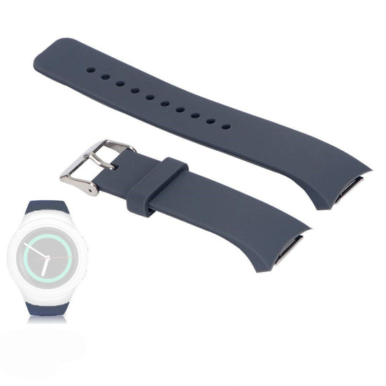 Bracelet de montre de couleur unie pour Galaxy Gear S2 R720 (gris)