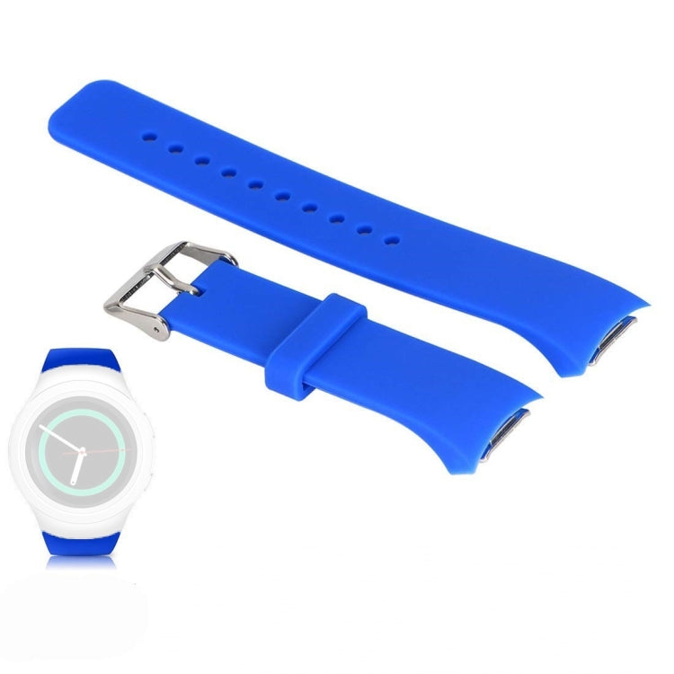 Solid Color Watch Band for Galaxy Gear S2 R720(Blue) - Watch Bands by buy2fix | Online Shopping UK | buy2fix