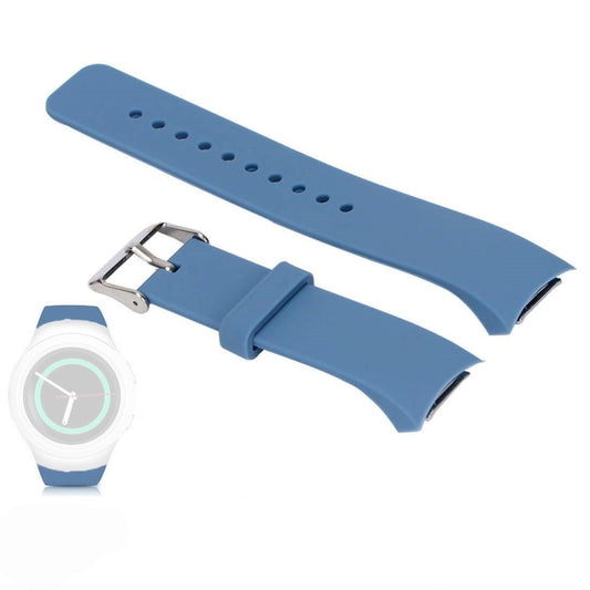 Solid Color Watch Band for Galaxy Gear S2 R720(Navy Blue) - Watch Bands by buy2fix | Online Shopping UK | buy2fix