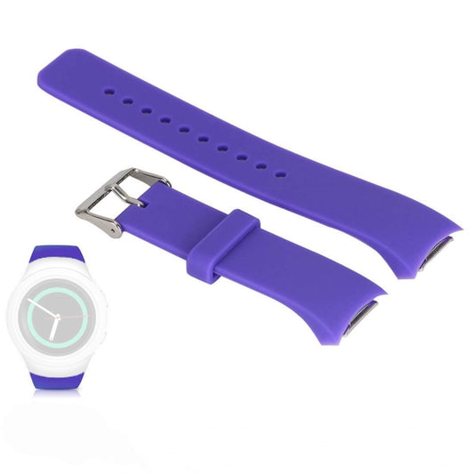 Solid Color Watch Band for Galaxy Gear S2 R720(Purple) - Watch Bands by buy2fix | Online Shopping UK | buy2fix