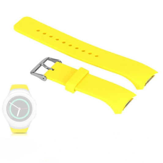 Solid Color Watch Band for Galaxy Gear S2 R720(Yellow) - Watch Bands by buy2fix | Online Shopping UK | buy2fix