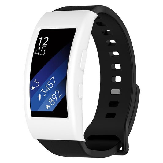 For Galaxy Gear Fit2 / Fit2 Pro R360 Watch Protective Case(White) - Watch Cases by buy2fix | Online Shopping UK | buy2fix