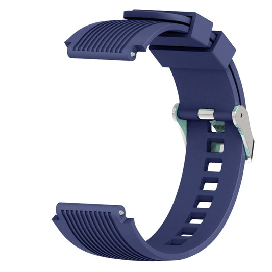 Vertical Grain Watch Band for Galaxy Watch 46mm(Dark Blue) - Watch Bands by buy2fix | Online Shopping UK | buy2fix