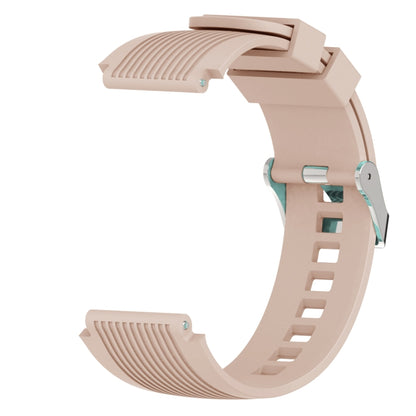 Vertical Grain Watch Band for Galaxy Watch 46mm(Khaki) - Watch Bands by buy2fix | Online Shopping UK | buy2fix