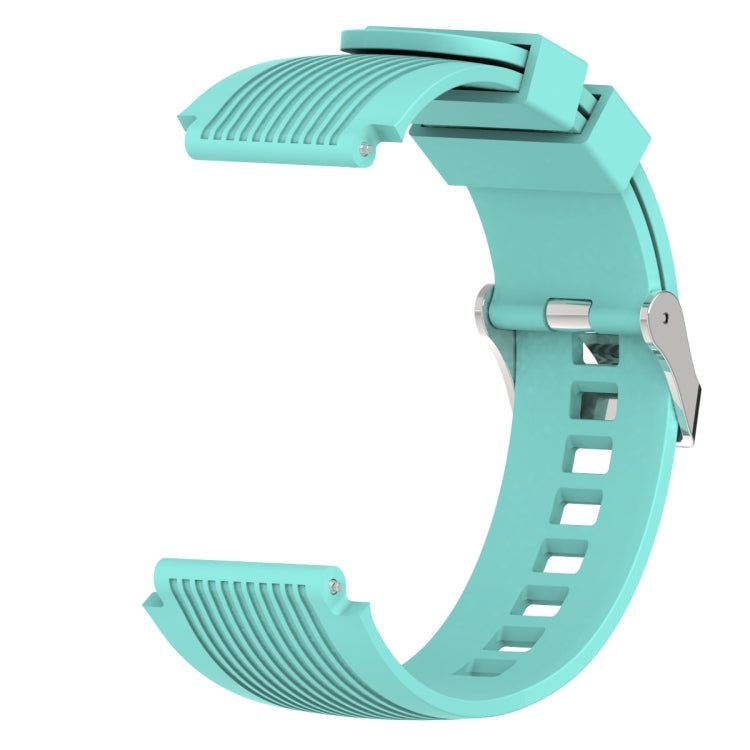Vertical Grain Watch Band for Galaxy Watch 46mm(Mint Green) - Watch Bands by buy2fix | Online Shopping UK | buy2fix