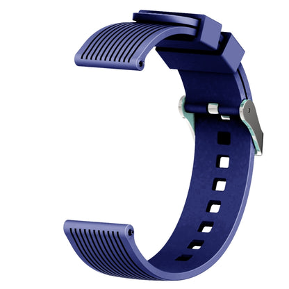 Vertical Grain Watch Band for Galaxy Watch 42mm(Dark Blue) - Watch Bands by buy2fix | Online Shopping UK | buy2fix