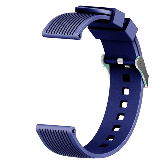 Vertical Grain Watch Band for Galaxy Watch 42mm(Dark Blue) - Watch Bands by buy2fix | Online Shopping UK | buy2fix