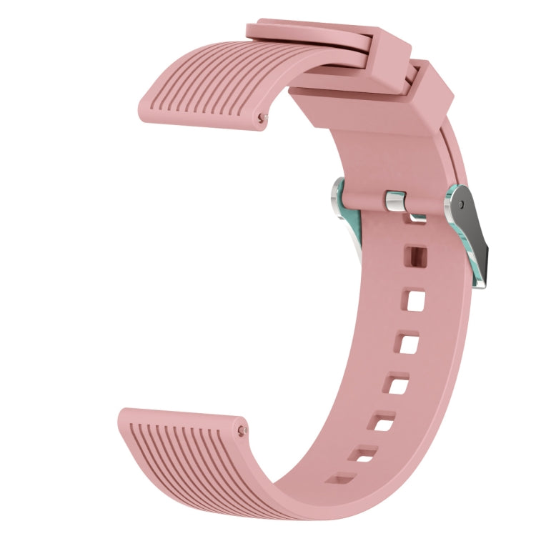 Vertical Grain Watch Band for Galaxy Watch 42mm(Pink) - Watch Bands by buy2fix | Online Shopping UK | buy2fix